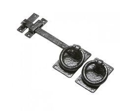 Kirkpatrick Antique Black Gate Latch and Handle