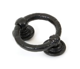 From The Anvil Black Ring Door Knocker