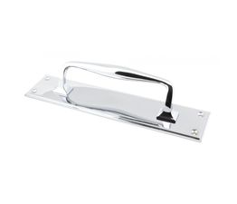 From the Anvil Art Deco Pull Handle on Backplate