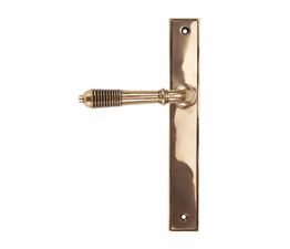 From the Anvil Reeded Slimline Sprung Multipoint Lever Latch Set