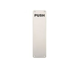 Eurospec 'Push' Finger Plate
