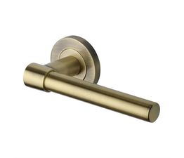 Marcus Phoenix Design Door Handle on Round Rose