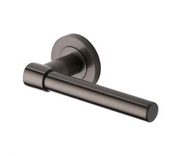 Marcus Phoenix Design Door Handle on Round Rose