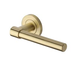 Marcus Phoenix Design Door Handle on Round Rose