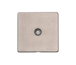 Marcus Vintage 1 Gang Non-Isolated Coaxial Socket