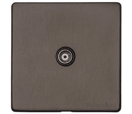 Marcus Vintage 1 Gang Isolated Coaxial Socket