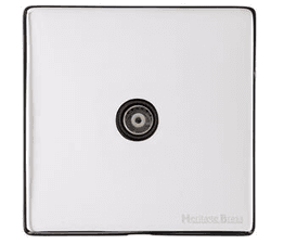 Marcus Vintage 1 Gang Isolated Coaxial Socket