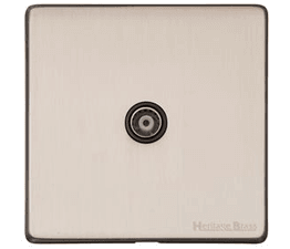 Marcus Vintage 1 Gang Isolated Coaxial Socket