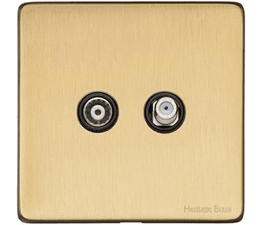 Marcus Vintage 1 Gang Satellite Socket