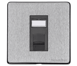 Marcus Vintage 1 Gang RJ11 Data Socket