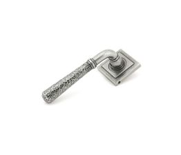 From the Anvil Hammered Square Newbury Lever on Rose