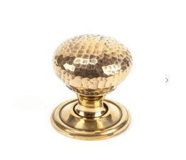 From the Anvil Hammered Mushroom Cabinet Knob