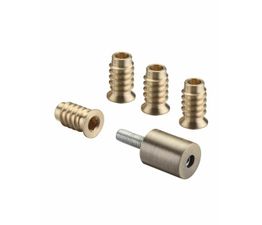 Fulton &amp; Bray Pair of 19mm Sash Stops 2  with 4 inserts.