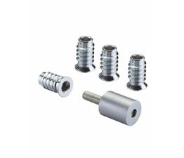 Fulton &amp; Bray Pair of 19mm Sash Stops 2  with 4 inserts.