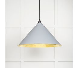 From the Anvil Hockley Hammered Brass Pendant