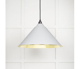 From the Anvil Hockley Smooth Brass Pendant