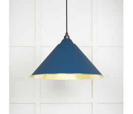 From the Anvil Hockley Smooth Brass Pendant