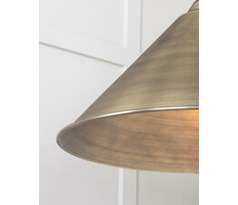 From the Anvil Hockley Smooth Aged Brass Pendant
