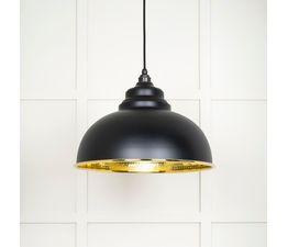 From the Anvil Harborne Hammered Brass Pendant