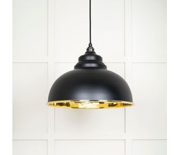 From the Anvil Harborne Smooth Brass Pendant