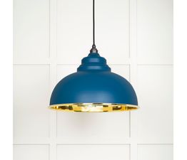 From the Anvil Harborne Smooth Brass Pendant