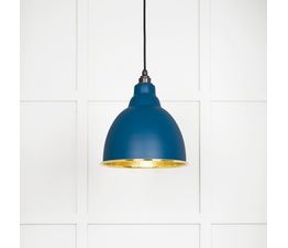 From the Anvil Brindley Hammered Brass Pendant