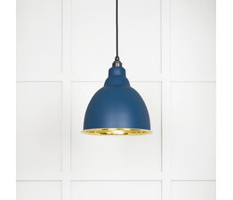 From the Anvil Brindley Smooth Brass Pendant