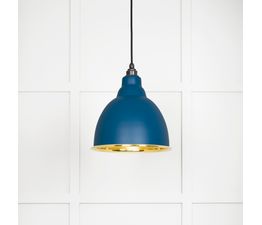 From the Anvil Brindley Smooth Brass Pendant