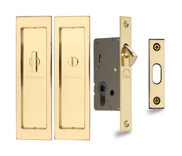 Marcus Privacy Rectangular Flush Handle Lock Set