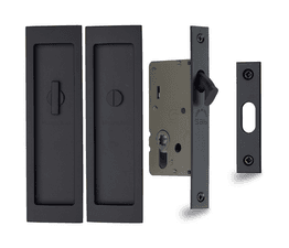 Marcus Privacy Rectangular Flush Handle Lock Set