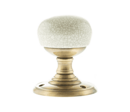 Skipton Crackle Glaze Porcelain Knobset