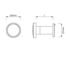 Croft Round Pillow Pocket Fix Cabinet Pull