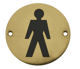 Male Toilet Symbol 76mm