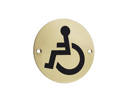 Disabled Toilet Symbol 76mm