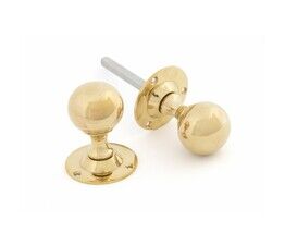 From The Anvil Polished Ball Mortice Knob Set