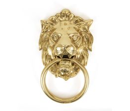 From The Anvil Lion's Head Door Knocker