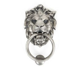 From The Anvil Lion's Head Door Knocker