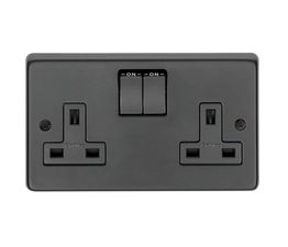 From The Anvil Two Gang Switched Socket