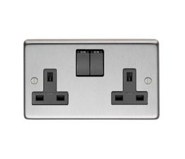 From The Anvil Two Gang Switched Socket