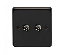 From The Anvil Double TV Outlet Socket