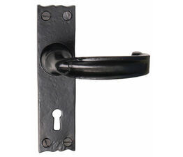 Cardea Black Lever Lock Door Handle