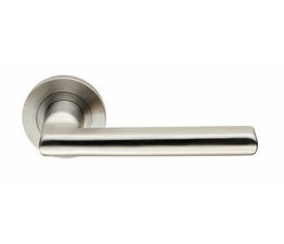 Carlton Stainless Steel Lever On Round Rose