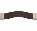 Turnstyle Designs Square Strap Plain Leather Cabinet Pull Handle additional 1