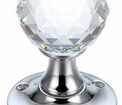 Fulton & Bray Facetted Glass Ball Mortice Knob additional 1