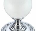 Fulton & Bray Frosted Glass Ball Mortice Knob additional 1