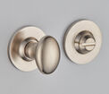 Croft Oval Knob Turn And Release On Plain Covered Rose additional 1