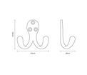 Croft Double Wardrobe Hook additional 2