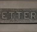 Marcus Embossed Letter Box Plate additional 3