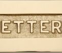Marcus Embossed Letter Box Plate additional 4