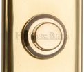 Marcus Brass Door Bell Push - 83mm x 33mm additional 3